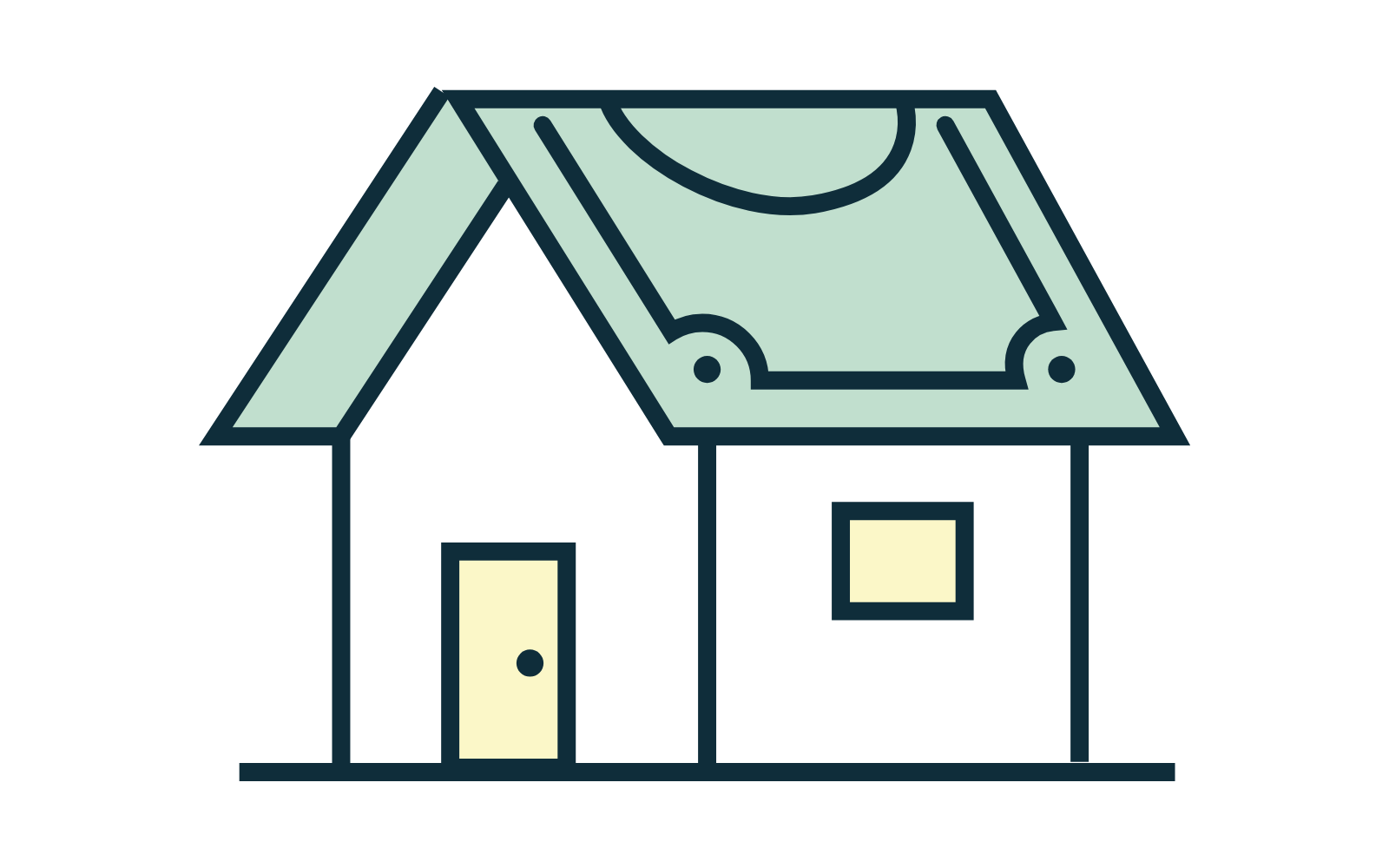 Animated image of a house