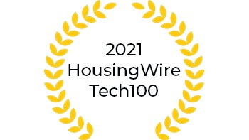 2021 HousingWire Tech100 award