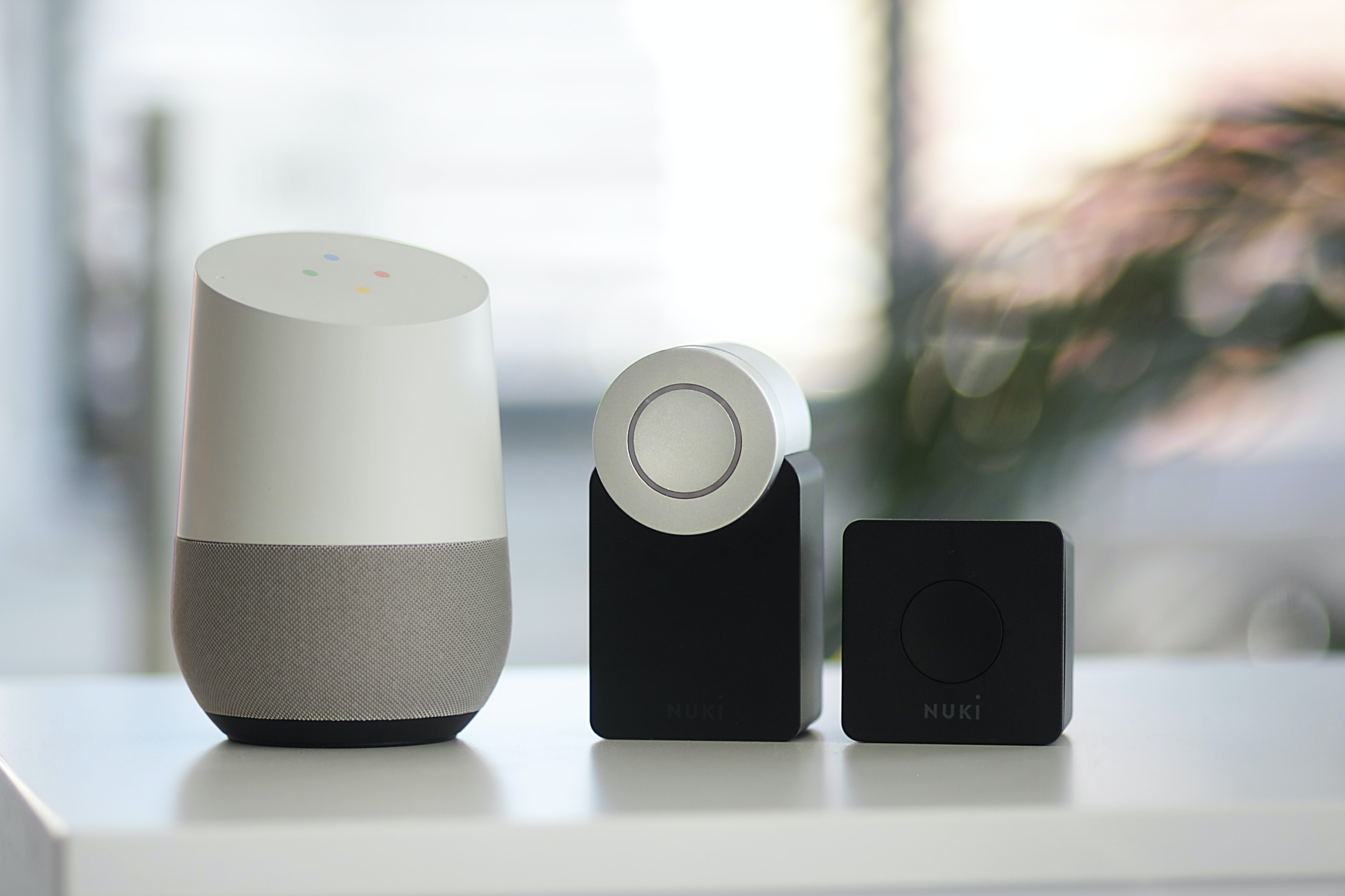 Smart speakers on counter